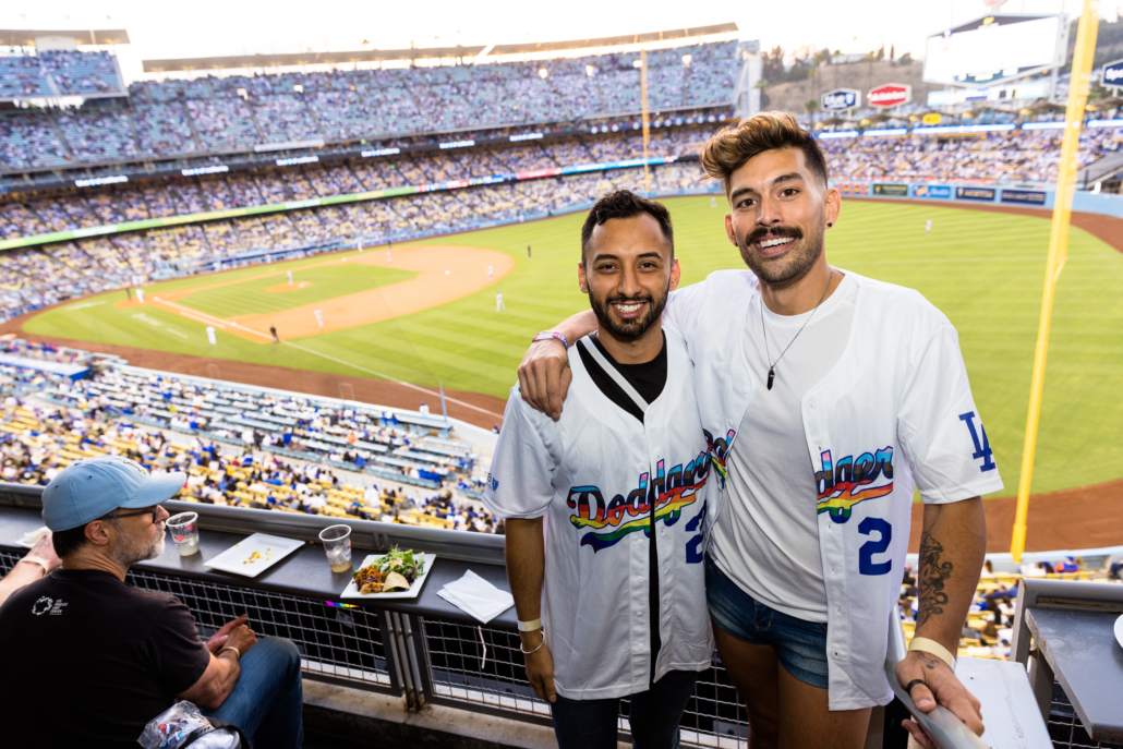 Dodgers, Shirts, Dodgers Los Angeles La Pride Night Lgbtq Stadium 22  Rainbow Mens Tee Shirt Xl
